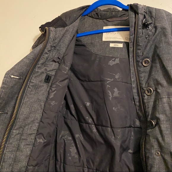 Aritzia Community Speckled Grey Jacket. Size XS. - Picture 5 of 14